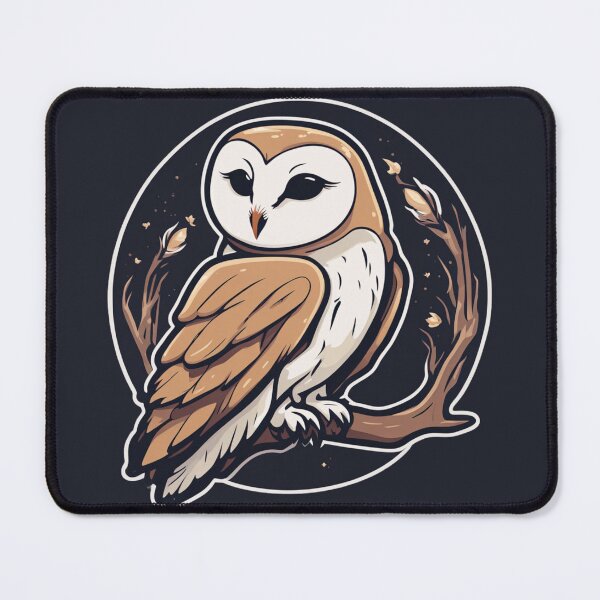 Item preview, Pretty Barn Owl designed and sold by FamiliarPufferfish.