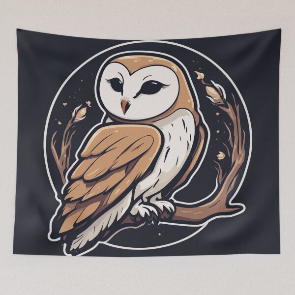 Item preview, Pretty Barn Owl  designed and sold by FamiliarPufferfish.