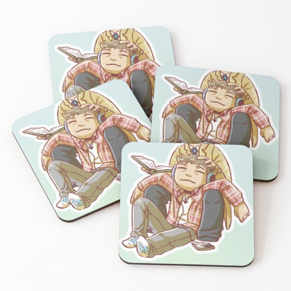 Item preview, Destiel chilling with books and music designed and sold by Melle-OtterWise.
