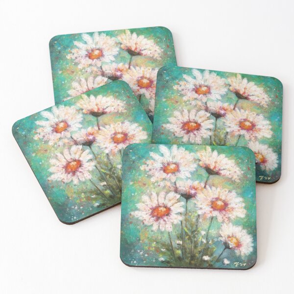 Aperçu de l'œuvre Marguerites impressionnistes créée et vendue par oceanlady65.