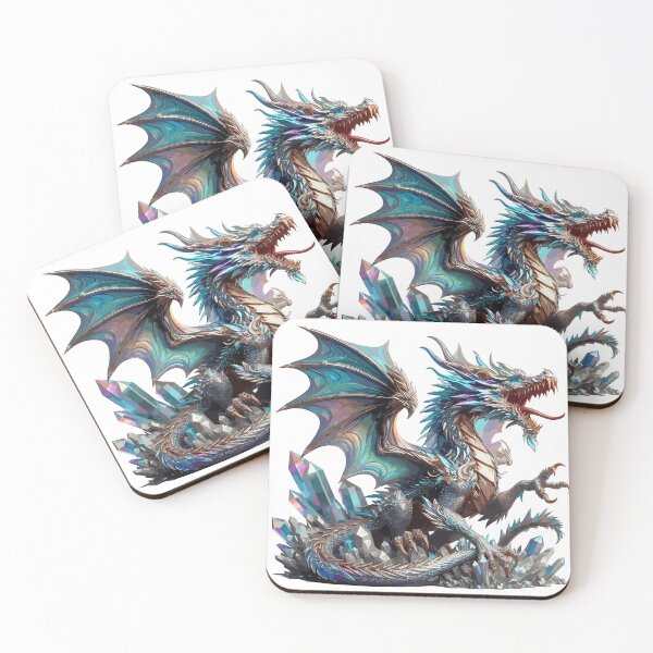 Item preview, Titanium Aura Quartz Crystal Dragon designed and sold by Xsquilax.