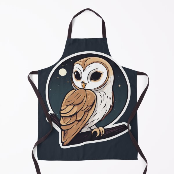 Item preview, Perched Barn Owl designed and sold by FamiliarPufferfish.
