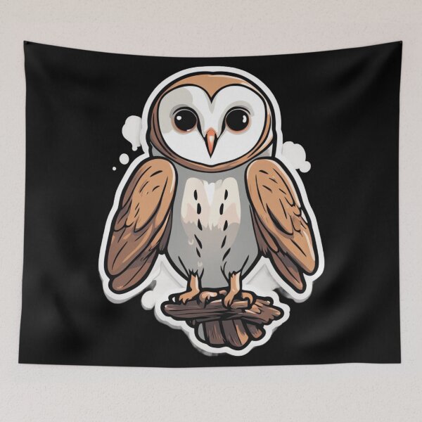 Item preview, Little Barn Owl  designed and sold by FamiliarPufferfish.