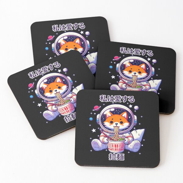 Item preview, kawaii astronaut foxon Galaxy Enjoy the Ramen designed and sold by BDLuck2021.