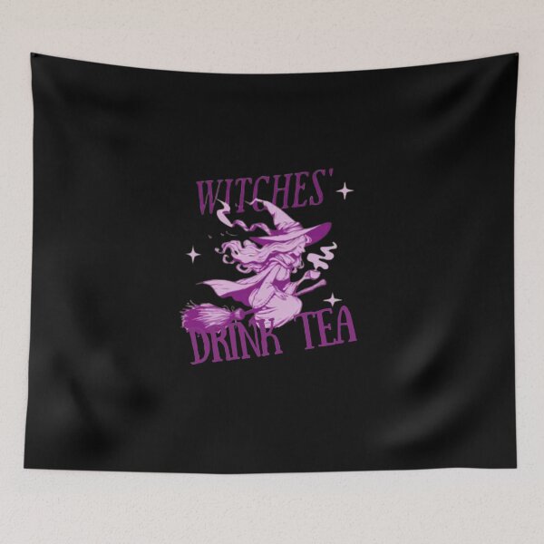 Item preview, Witches' Drink Tea - Purple Witch Design designed and sold by Jessica  art.