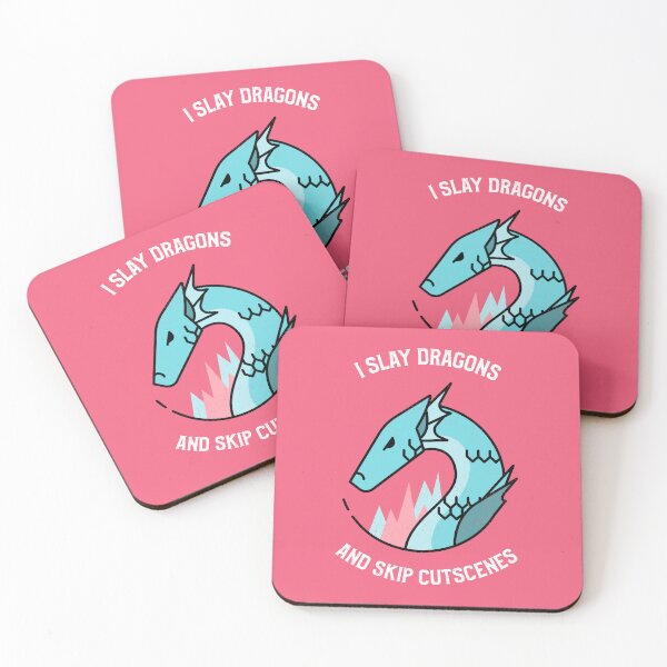 Item preview, I Slay Dragons and Skip Cutscenes designed and sold by Circle-Cats.