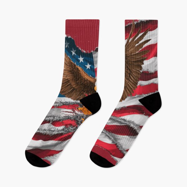 Item preview, Eagle Claws, United States Flag designed and sold by ArtTeeFusion.