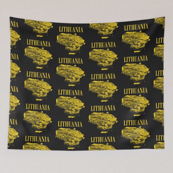 Item preview, Distressed LITHUANIA 90s Grunge Rock Style designed and sold by pelagio.