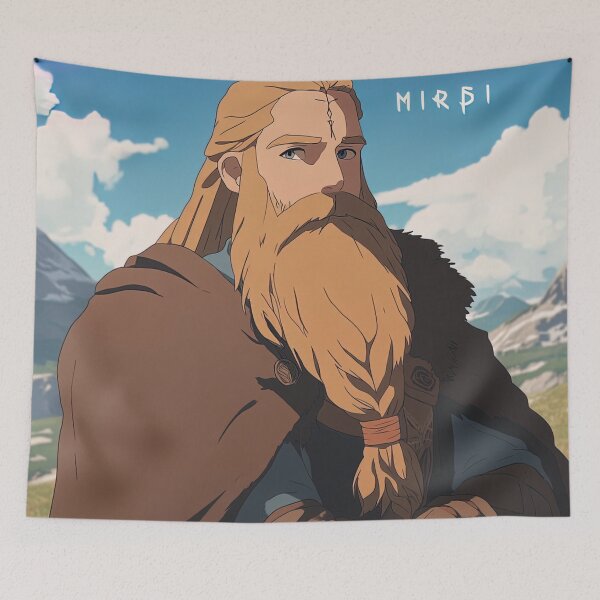 Item preview, Bragi, Norse mythology | Anime style designed and sold by ComicsFactory.