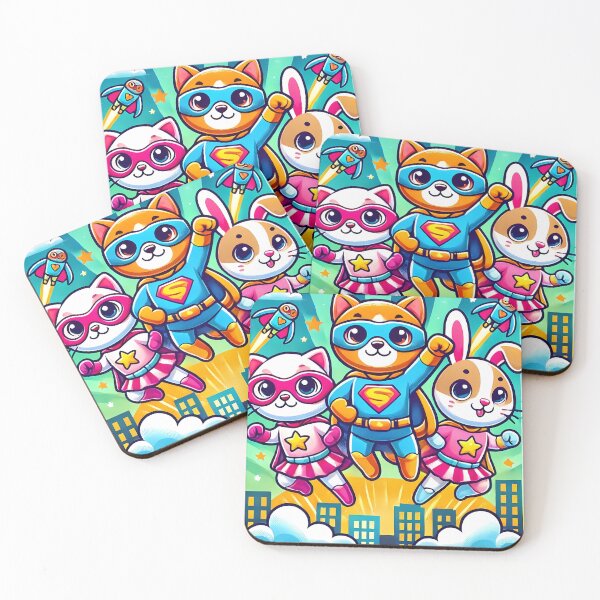 Item preview, Superhero Pals: Animal Avengers designed and sold by ZingZest.