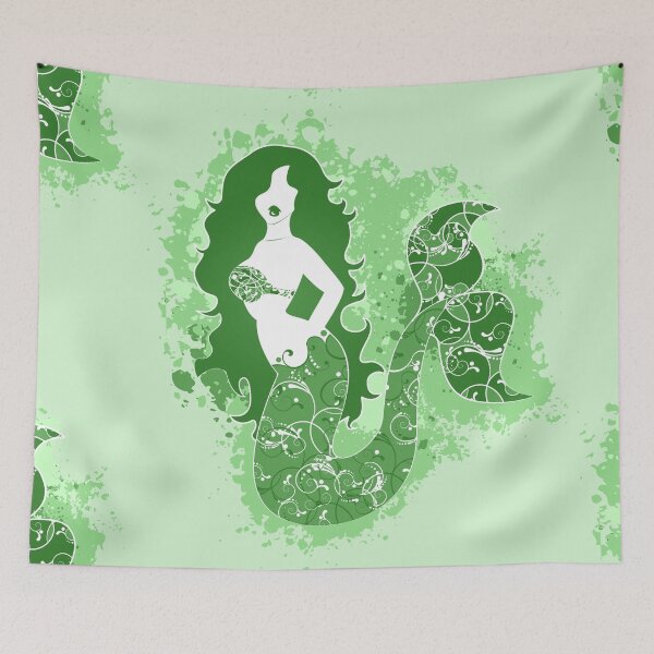Item preview, Sirena - Green designed and sold by L'Atelier de Milu.