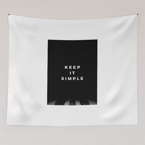 Item preview, Keep It Simple  designed and sold by Divya-Hirodiya.