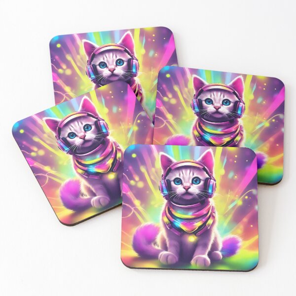 Item preview, Rave Cat designed and sold by PSYStickersAUS.