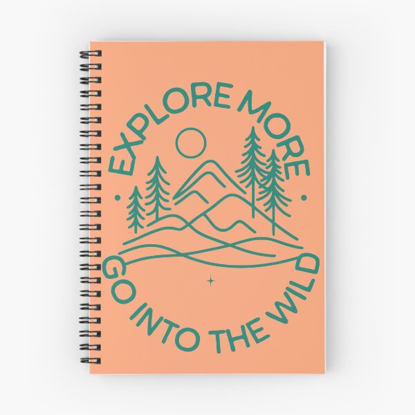 Item preview, Explore More, Go Into the Wild Back to Nature Mountain Graphic in Green designed and sold by FilmmakersPOV.