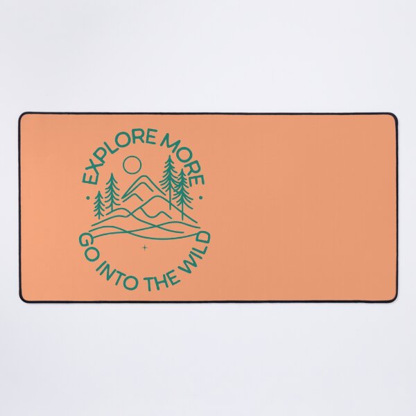 Item preview, Explore More, Go Into the Wild Back to Nature Mountain Graphic in Green designed and sold by FilmmakersPOV.