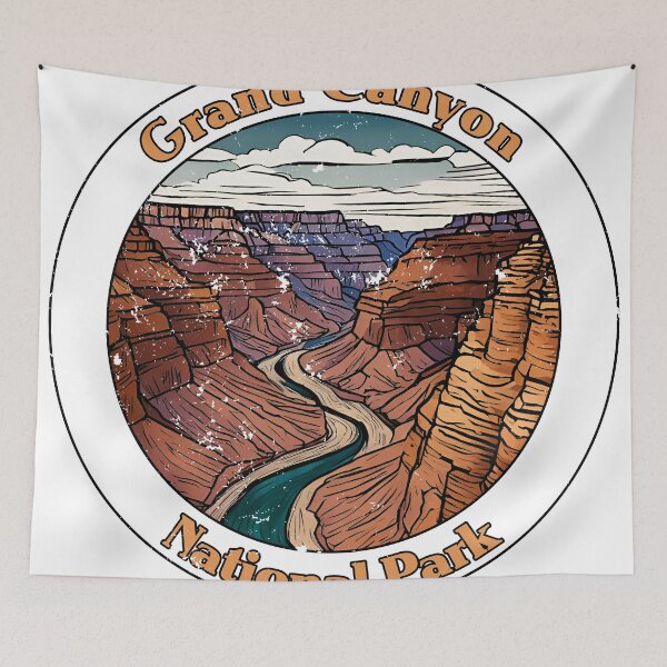 Item preview, Grand Canion National Park Vintage logo designed and sold by FotoBuda.