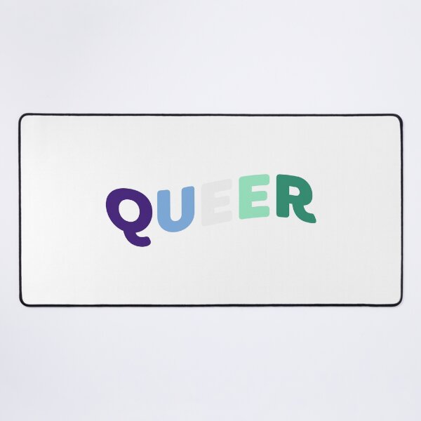 Item preview, QUEER (curved) - gay men / mlm designed and sold by Skyler Orion X.