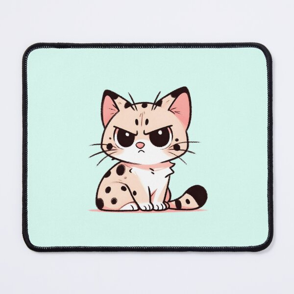 Item preview, Grumpy Savannah Cat designed and sold by Anna Halasek.