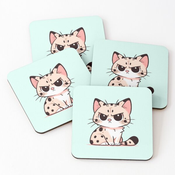 Item preview, Grumpy Savannah Cat designed and sold by Anna Halasek.