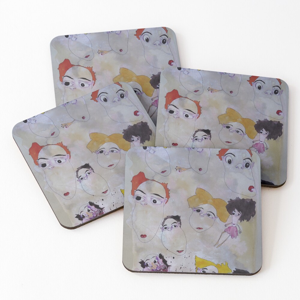 Item preview, Coasters (Set of 4) designed and sold by Rorschach68.