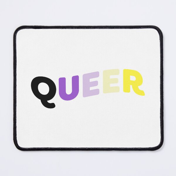 Item preview, QUEER (curved) - nonbinary designed and sold by Skyler Orion X.