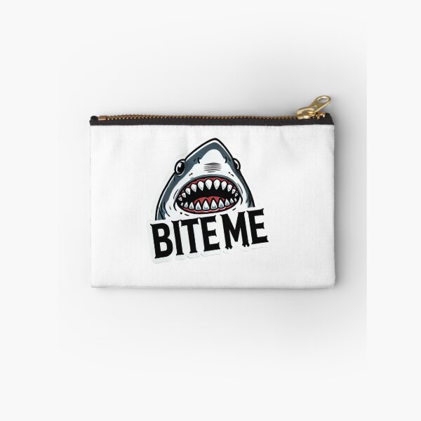 Item preview, BITE ME SHARK WITH AN ATTITUDE AI designed and sold by davidjulie.
