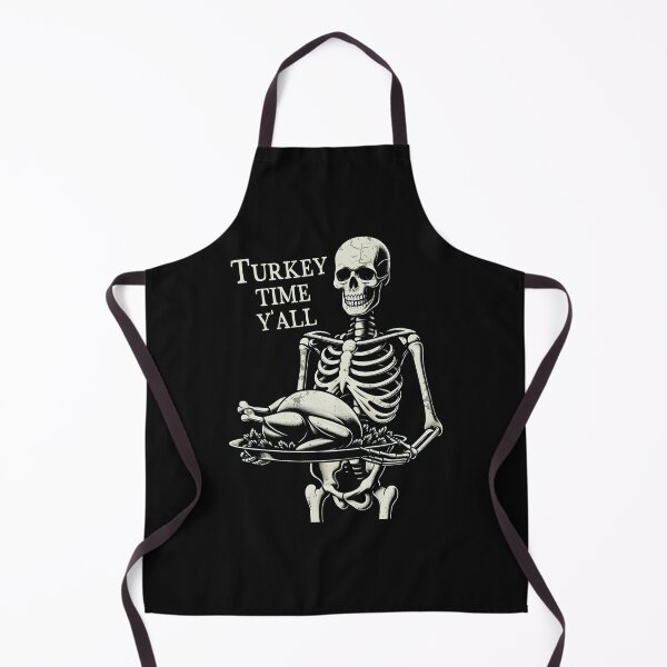 Item preview, Thanksgiving Skeleton Turkey Time Y'all designed and sold by CreepyCornerArt.