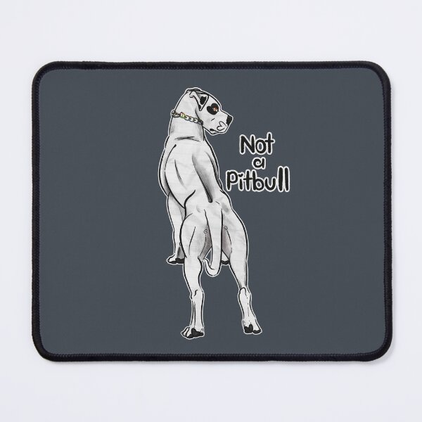 Item preview, Not a Pitbull Dogo Argentino (Black Spots, Flop) designed and sold by Sparklepupfaeri.