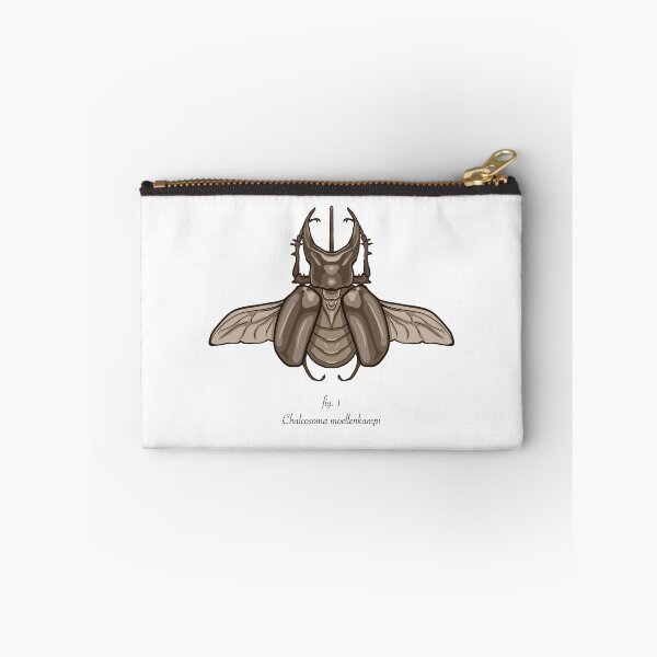 Item preview, Three-horned Rhinoceros Beetle - Chalcosoma moellenkampi - Binomial Nomenclature  designed and sold by mamasjess.