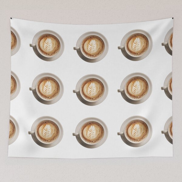 Item preview, Cup of Cappuccino Stickers, Logo, Illustration, Wall arts, Art Prints and More designed and sold by Kevin Lou.