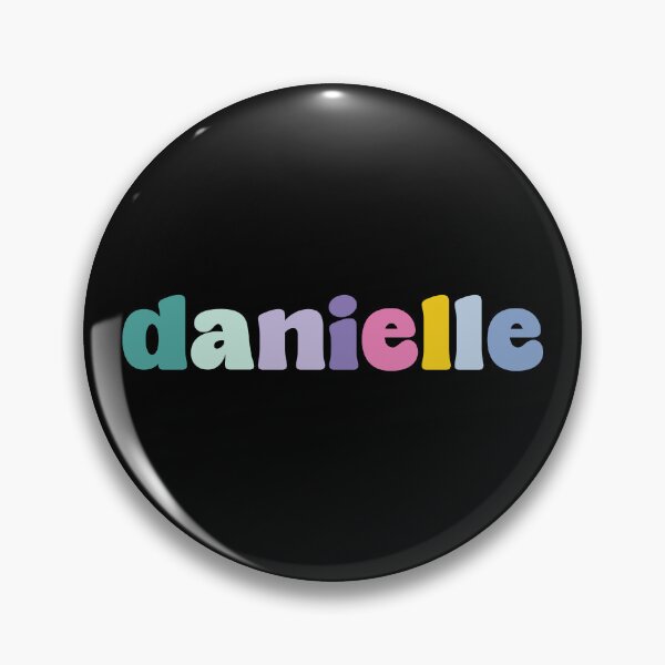 Item preview, Danielle - Custom name on colorful block font designed and sold by To the Lua.