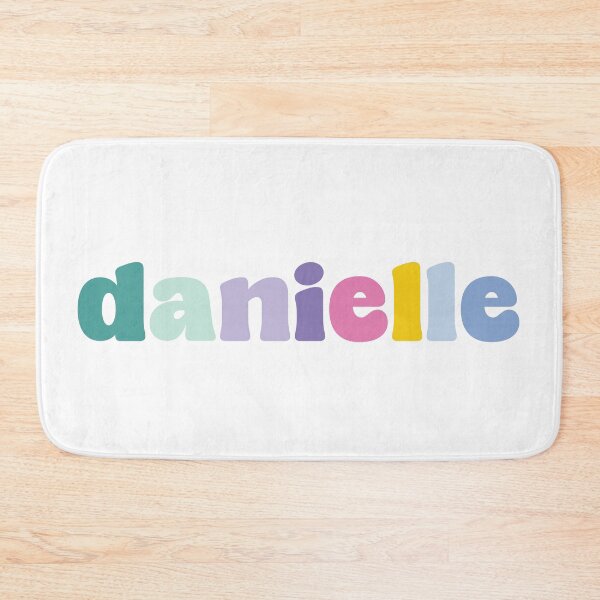 Item preview, Danielle - Custom name on colorful block font designed and sold by To the Lua.