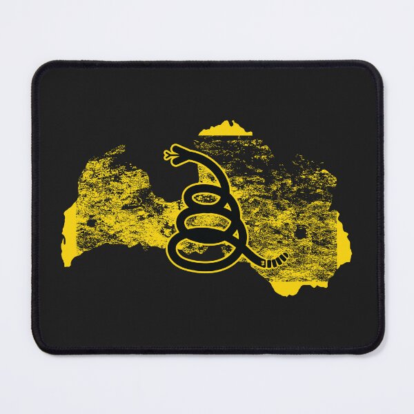 Item preview, Distressed LATVIA - Freedom Is The Superpower - Modern Gadsden Snake Flag - Dont Tread On Me design designed and sold by pelagio.