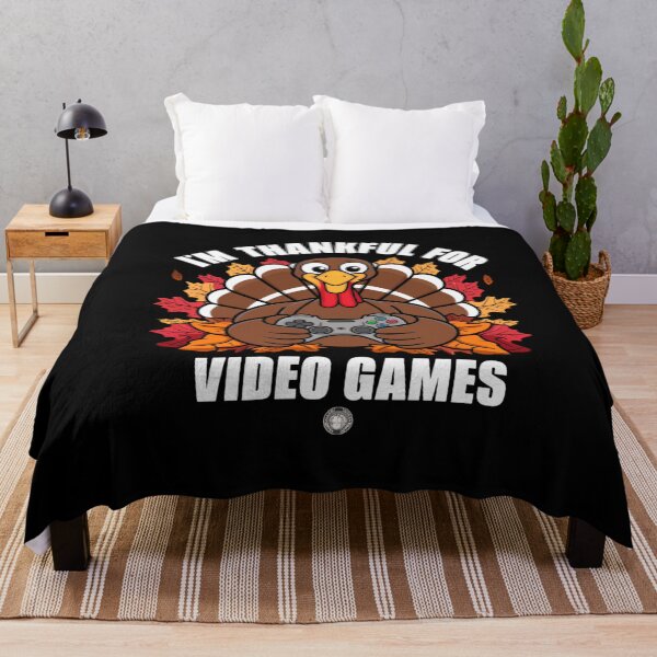 Item preview, I'm Thankful For Video Games Turkey Gamer Thanksgiving Humor designed and sold by Hananiah Merch.