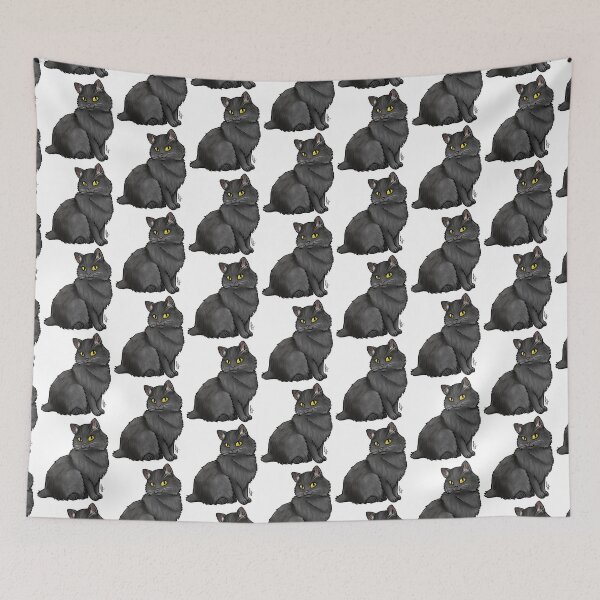 Item preview, Cat - American Bobtail - Black designed and sold by Jennifer Stolzer.