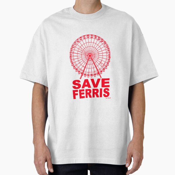 Item preview, Save Ferris OCNJ (red) designed and sold by Christin Nordberg.