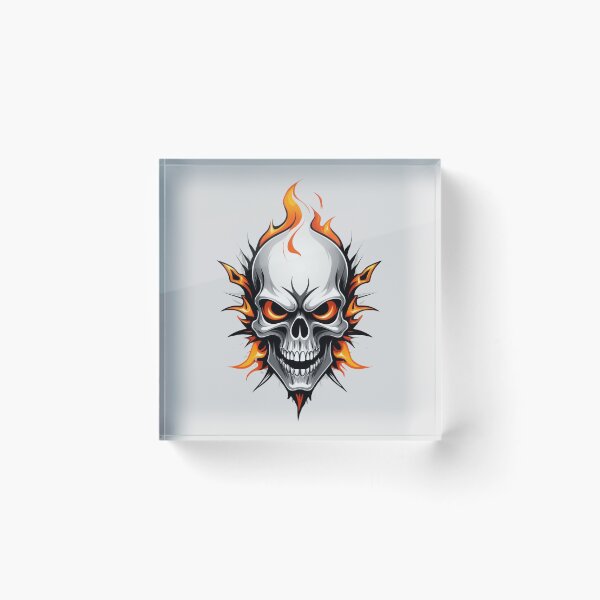 Item preview, Blazing Skull designed and sold by OurGirlGertie.
