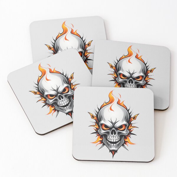 Item preview, Blazing Skull designed and sold by OurGirlGertie.