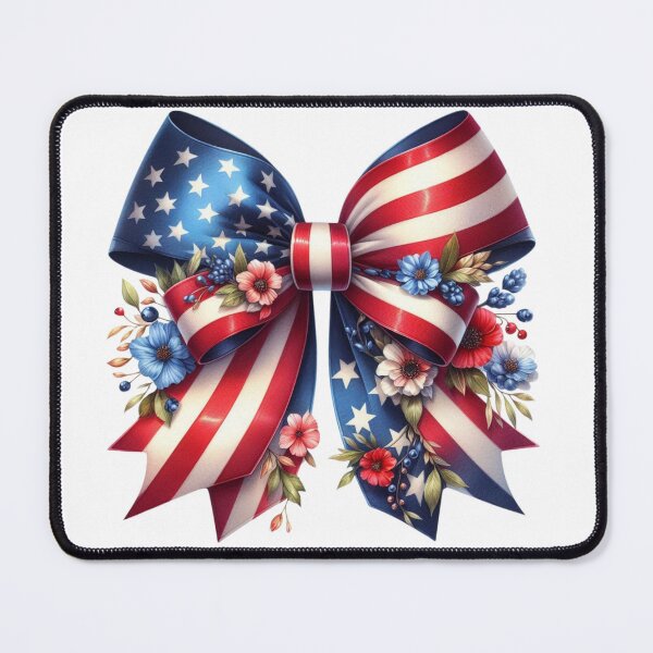 Item preview, American Flag Bow,Flowers designed and sold by deniz kaya.