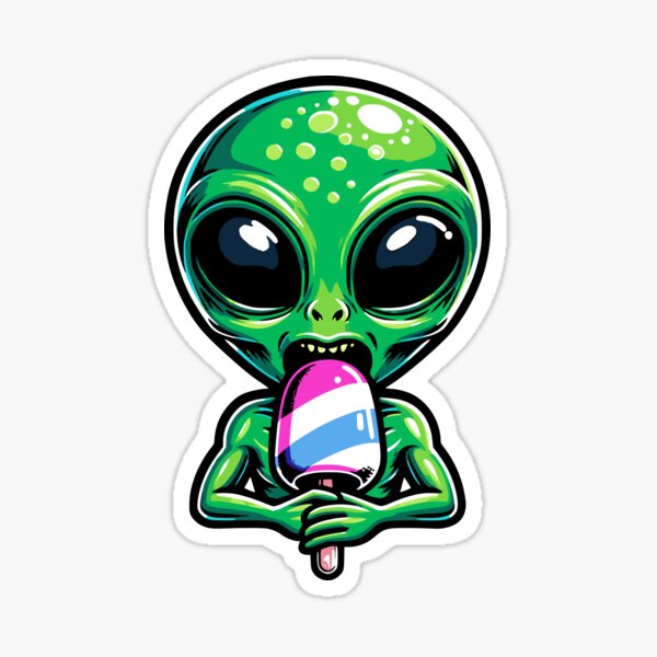 Item preview, Alien Ice Pop designed and sold by roswellboutique.