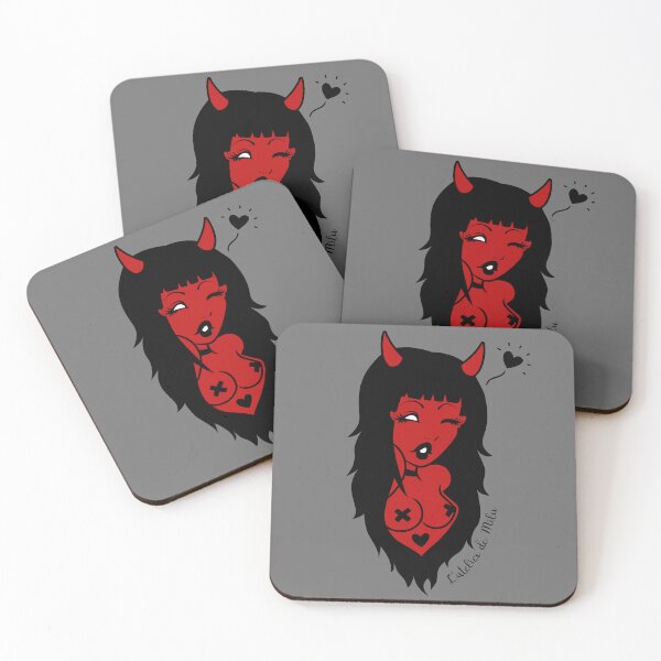 Item preview, Cute as hell - Grey background designed and sold by L'Atelier de Milu.