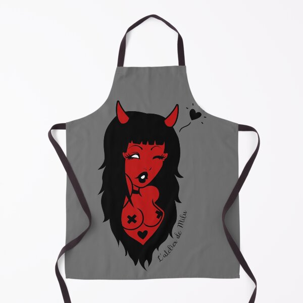 Item preview, Cute as hell - Grey background designed and sold by L'Atelier de Milu.