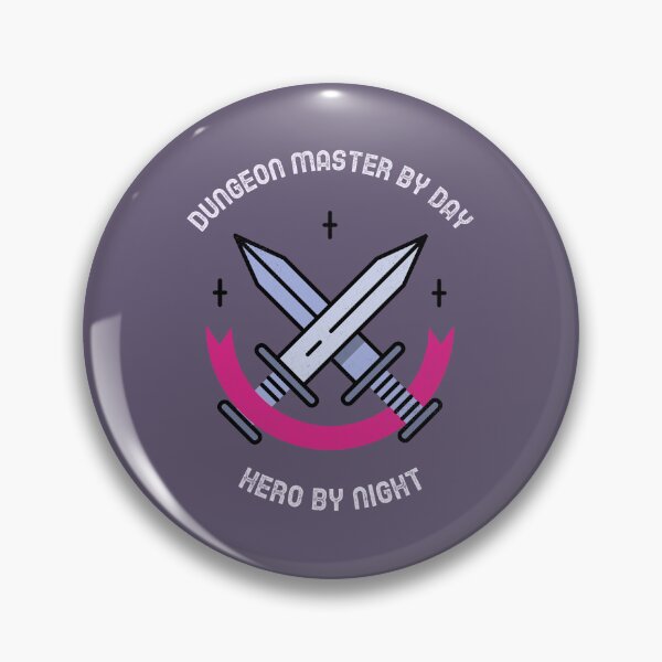 Item preview, Dungeon Master by Day, Hero by Night - Pink Video Game designed and sold by Circle-Cats.