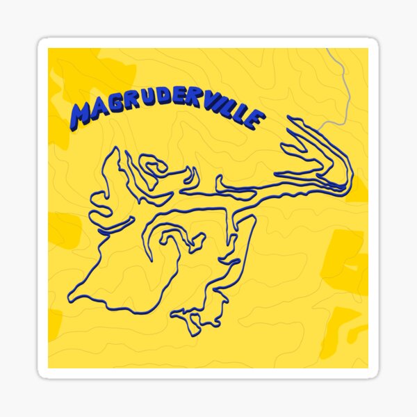 Magruderville Sticker