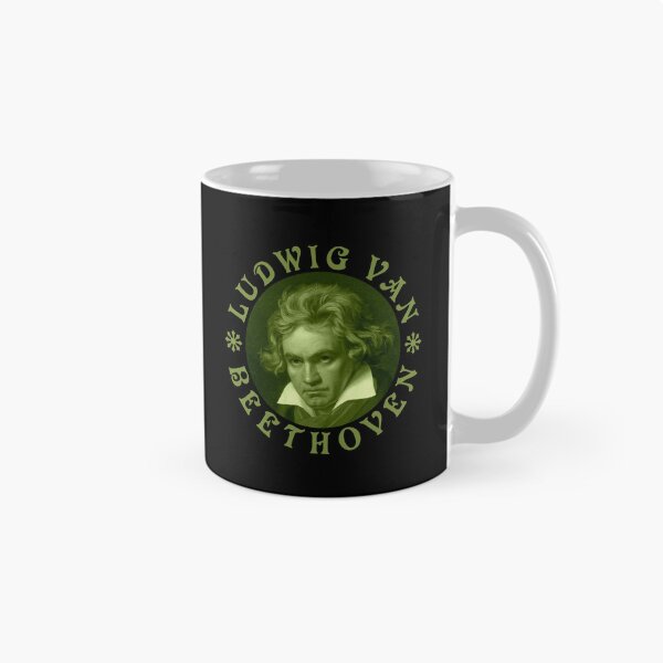 Item preview, Ludwig Van Beethoven - Vintage Design - Green - RB designed and sold by GrandArtists.