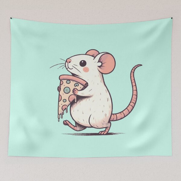 Item preview, Pizza Rat designed and sold by Anna Halasek.