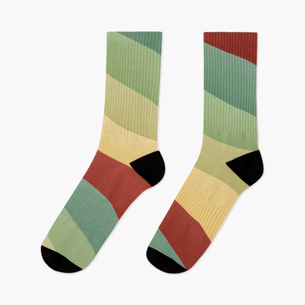 Item preview, Multicolor Diagonal Alternating Line Stripes Varying Color Cascade designed and sold by EvergreenMotifs.