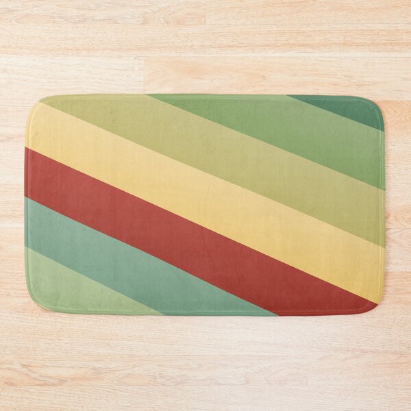 Item preview, Multicolor Diagonal Alternating Line Stripes Varying Color Cascade designed and sold by EvergreenMotifs.