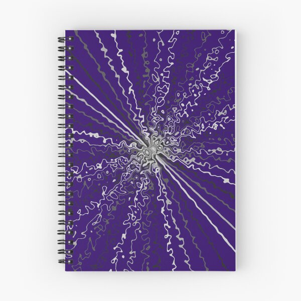 Item preview, Purple Colorful Ripple Abstract Sun Rays Burst Cursive  designed and sold by EvergreenMotifs.