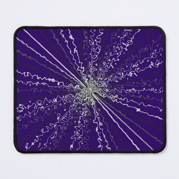Item preview, Purple Colorful Ripple Abstract Sun Rays Burst Cursive  designed and sold by EvergreenMotifs.